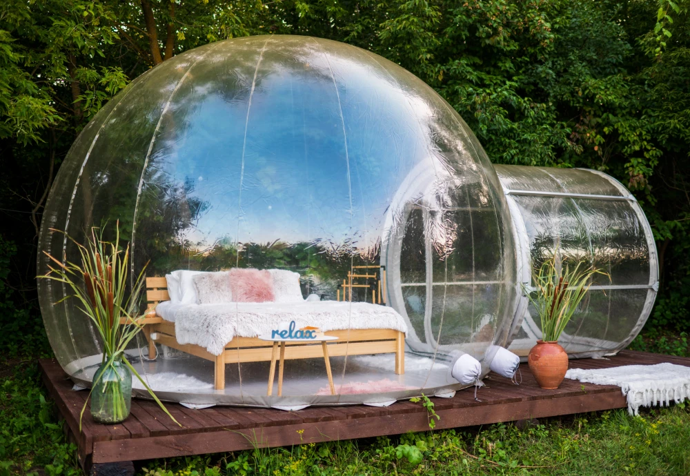 clear tent bubble