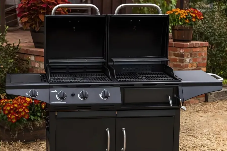 stainless steel barbecue grill